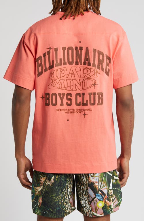 Shop Billionaire Boys Club Heart & Mind Club Graphic T-shirt In Dubarry