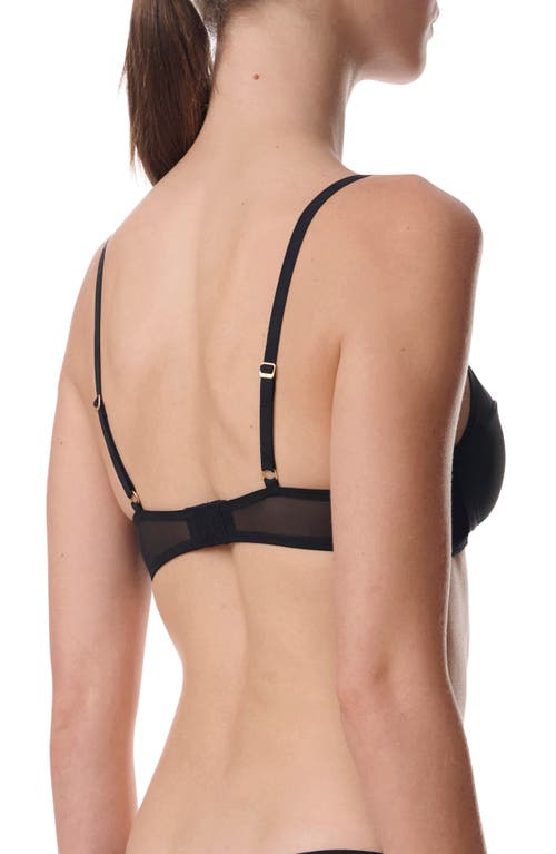 Wolford Stretchy Nylon Bralette In Black