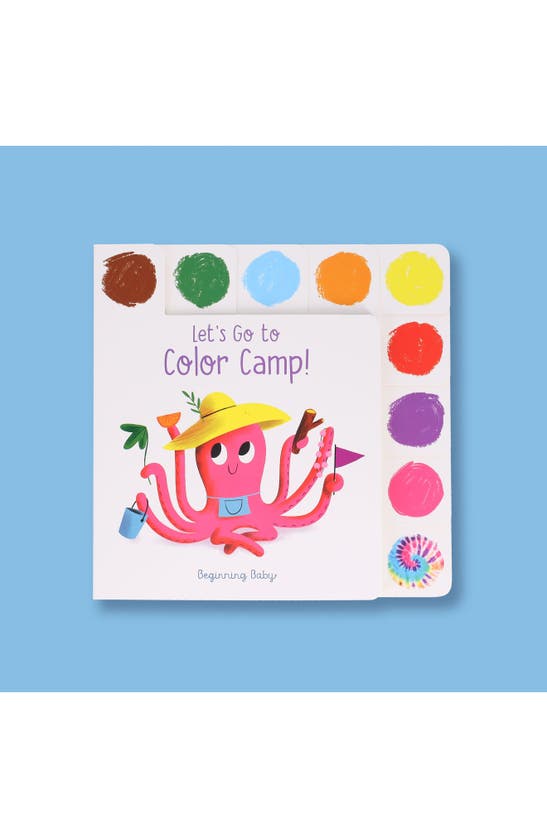 Shop Chronicle Books 'let's Go To Color Camp' Board Book In White Multi