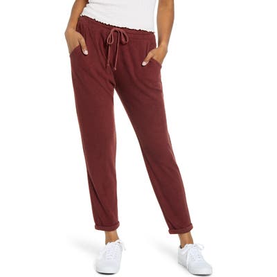 Billabong So Cozy Sweatpants, Burgundy