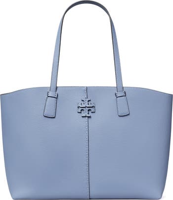 Tory Burch- Mcgraw Leather Tote Bag- Woman- Uni - Violet