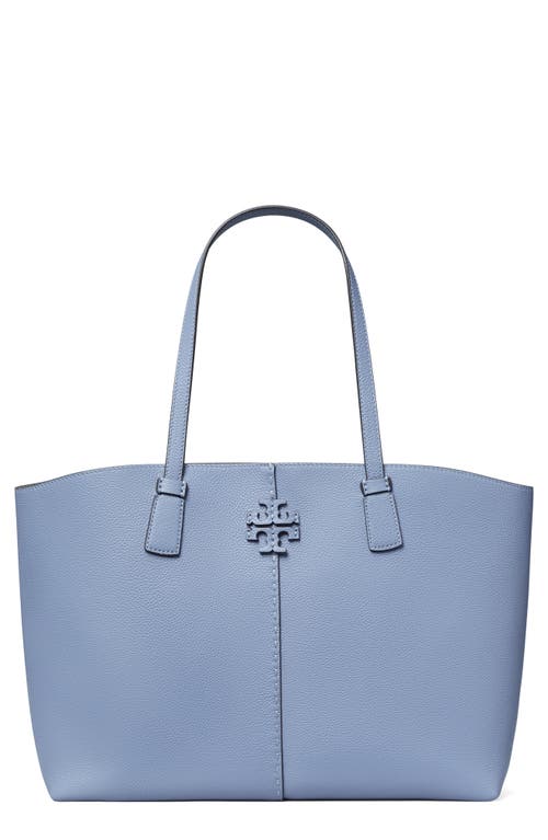 Tory Burch McGraw Leather Tote in Bluewood at Nordstrom