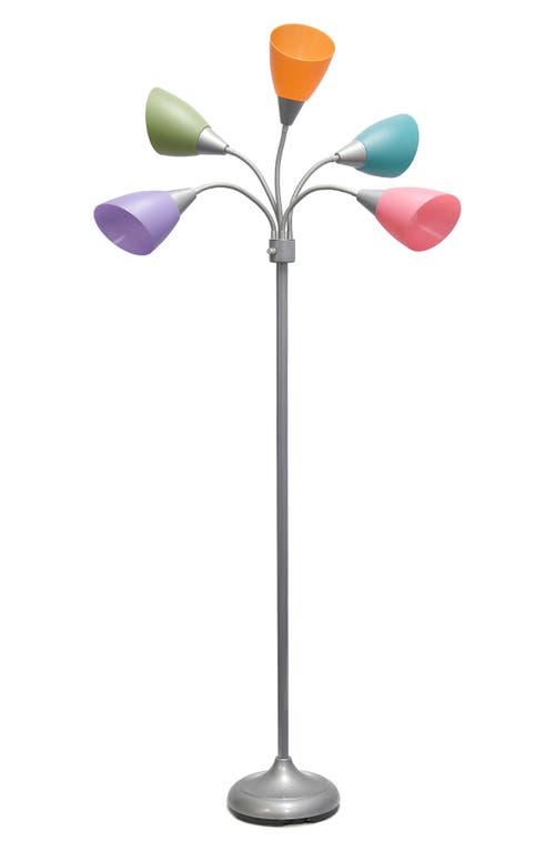 LALIA HOME LALIA HOME FIVE LIGHT GOOSE NECK FLOOR LAMP