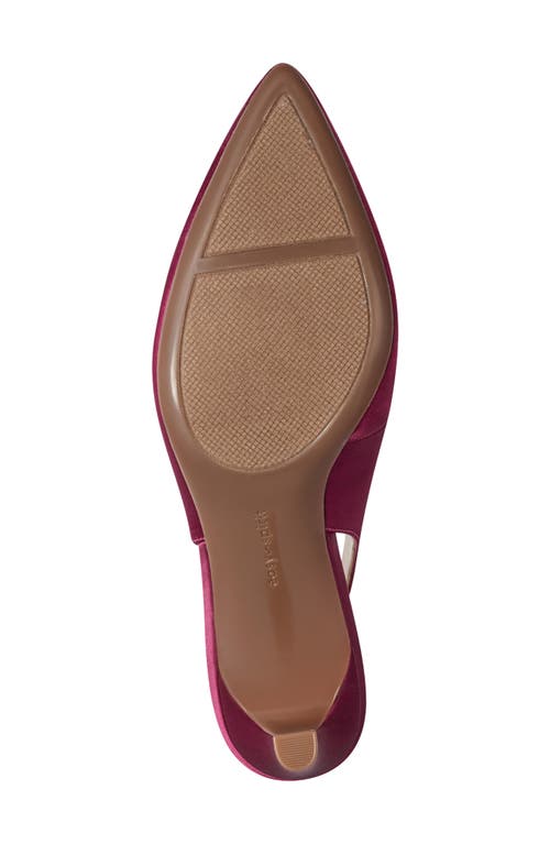 Shop Easy Spirit Roxanne Slingback Pointed Toe Pump In Deep Pink