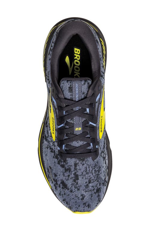 Shop Brooks Adrenaline Gts 23 Running Sneaker In Nine Iron/folkstone/sulphur