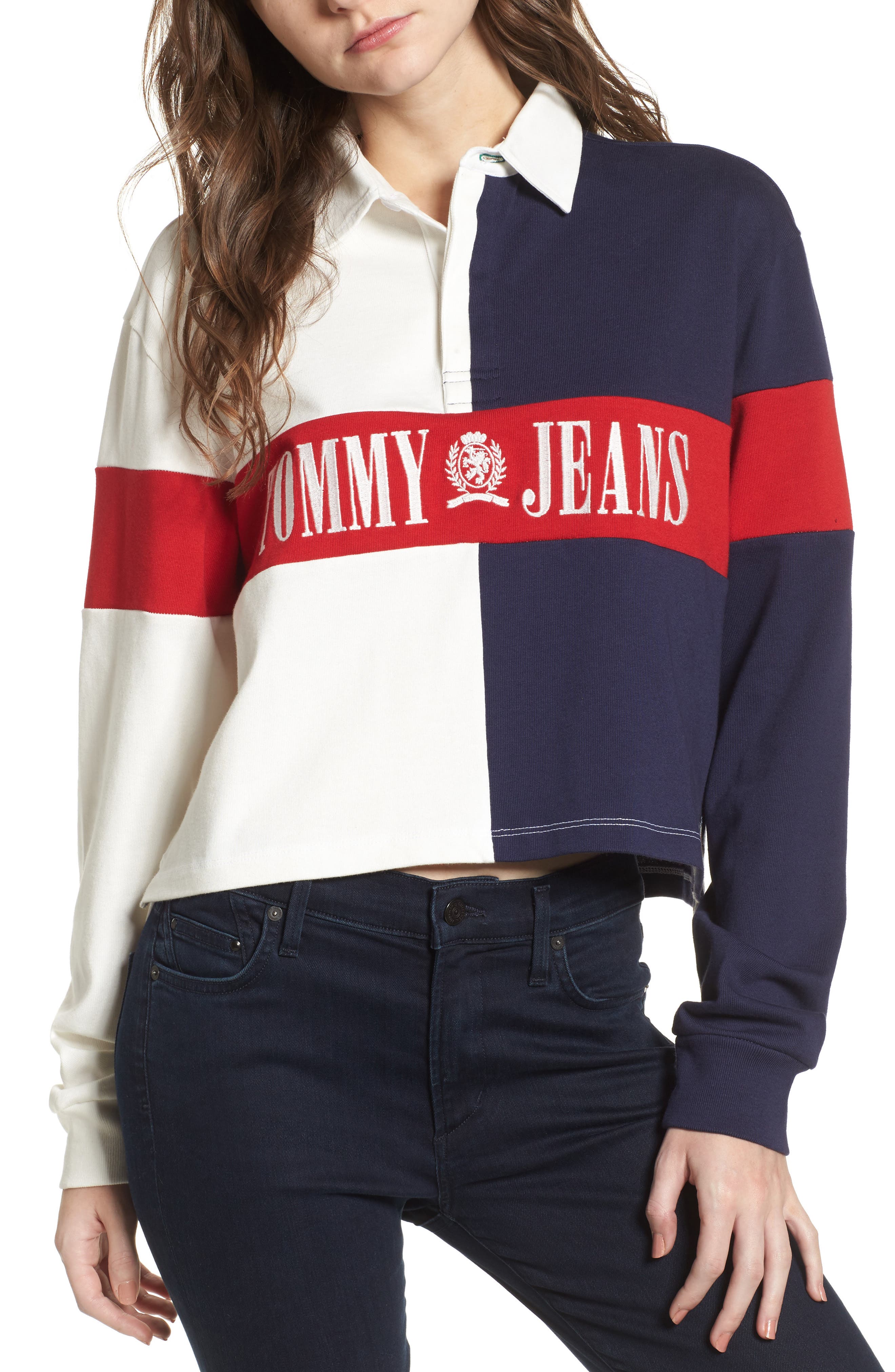 tommy rugby top