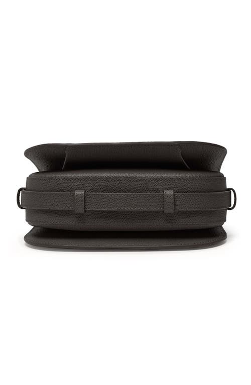 Senreve Cadence Crossbody Pebbled Leather Handbag In Noir