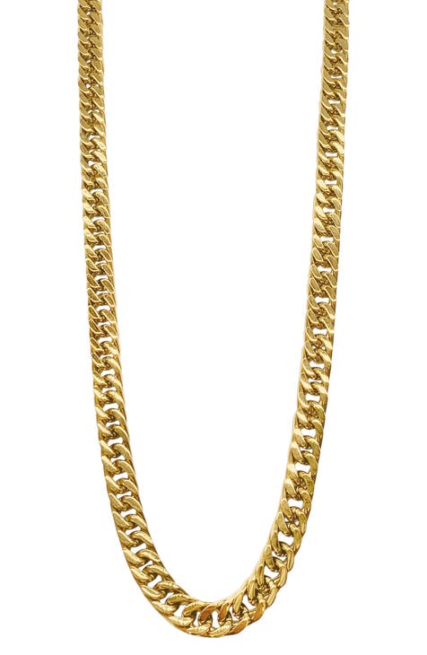 Water Resistant Cuban Chain Necklace