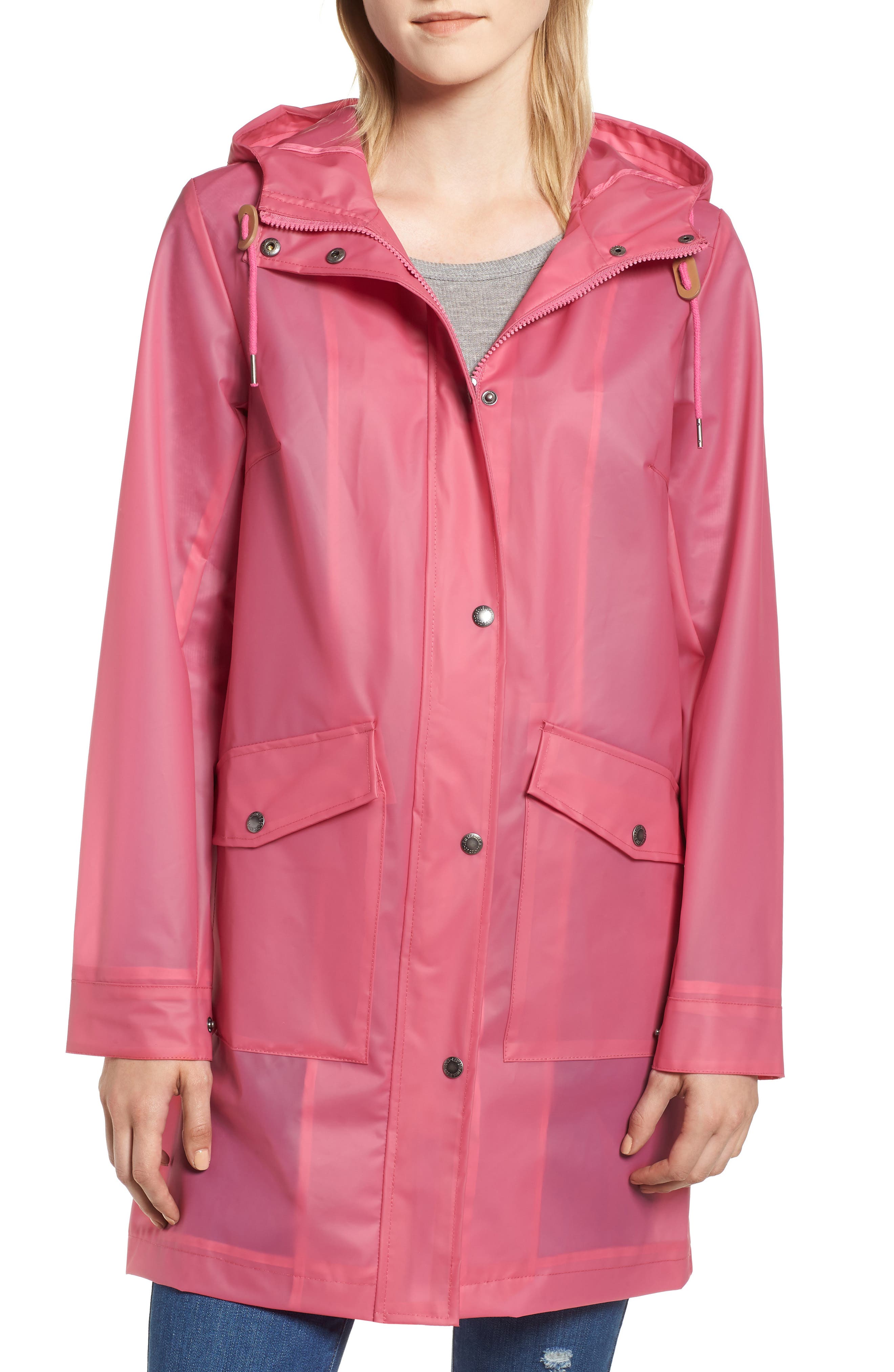 Levi's Water Repellent Lightweight Hooded Raincoat Nordstrom Rack