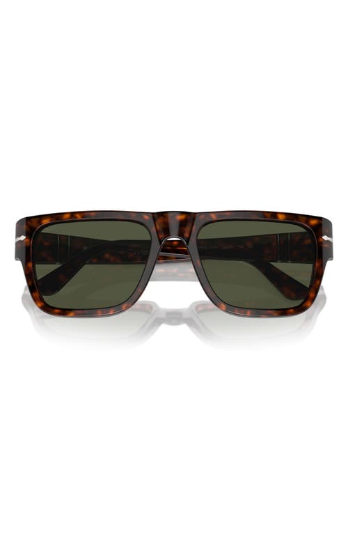 Persol 57mm Round Sunglasses in Havana at Nordstrom