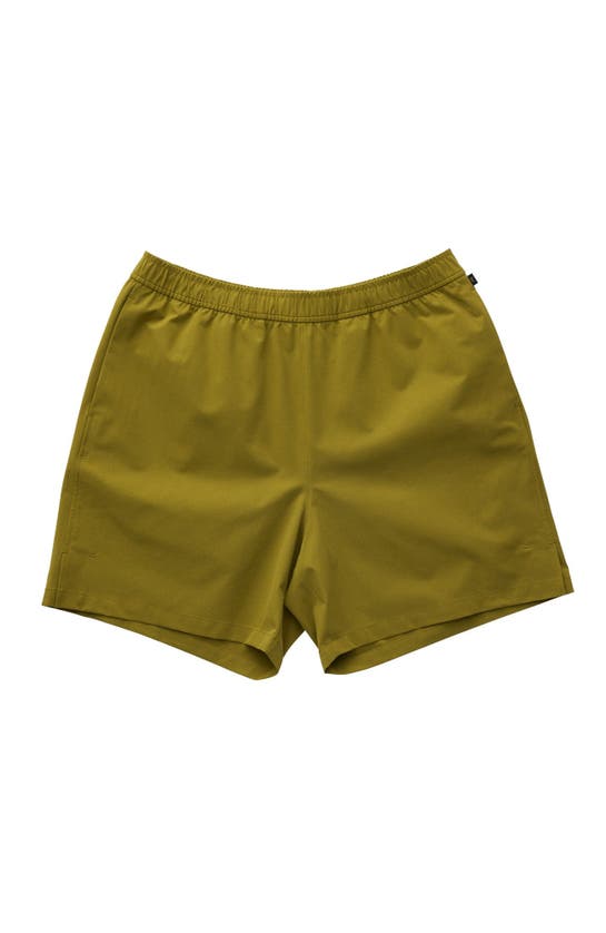 Shop Tracksmith Rapid Transit Shorts In Olive