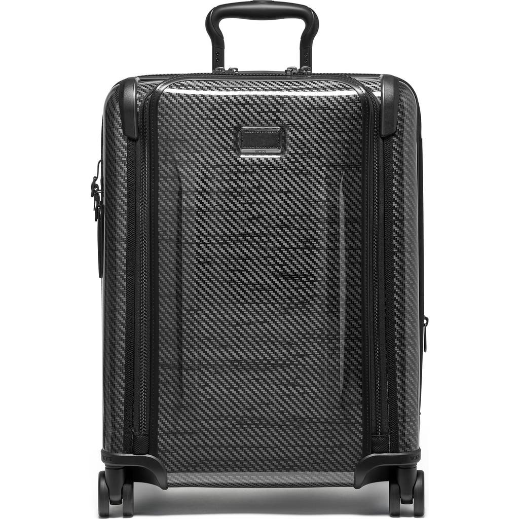 Tumi Tegra Lite 21.75" International Front Pocket Expandable Carry-on Suitcase In Black/graphite