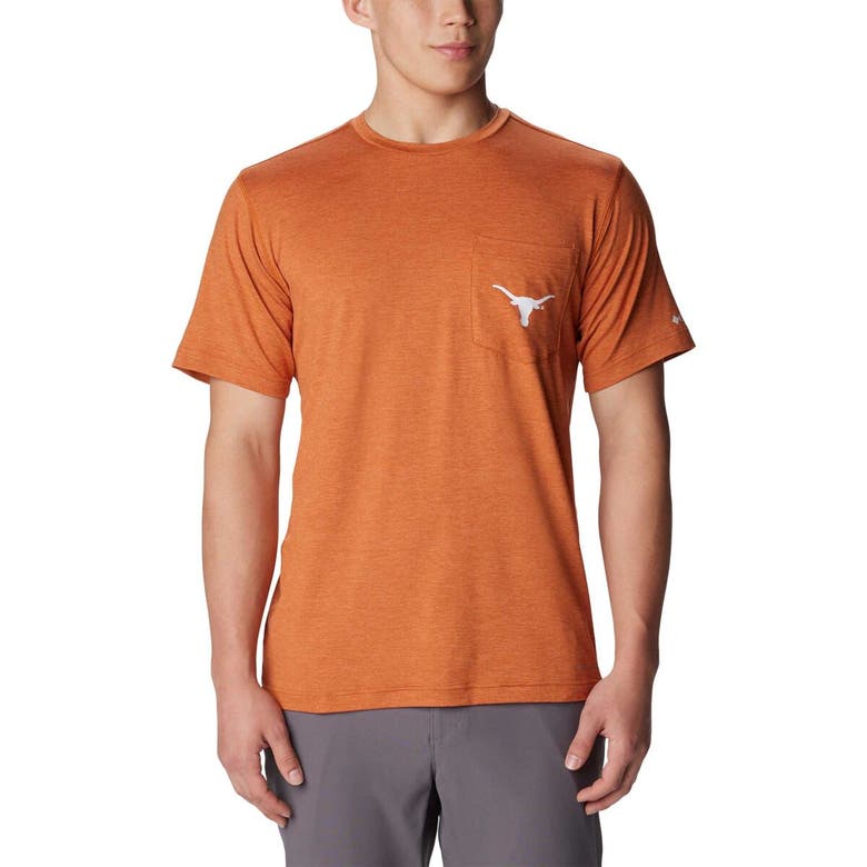 Columbia Texas Orange Texas Longhorns Tech Trail Omni-wick T-shirt