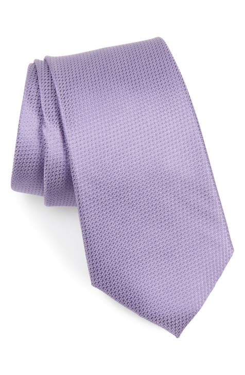 Authentic PreOwned Louis Vuitton Purple Silk Tie for Men
