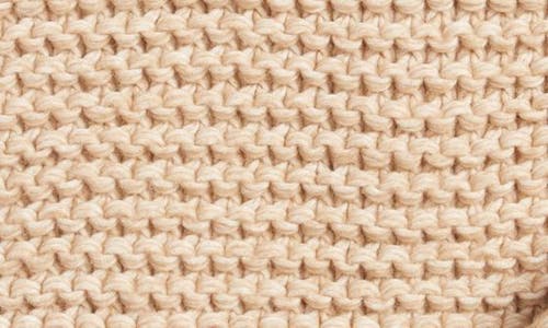 Nordstrom Recycled Fiber Knit Throw Blanket In Beige Oatmeal Heather
