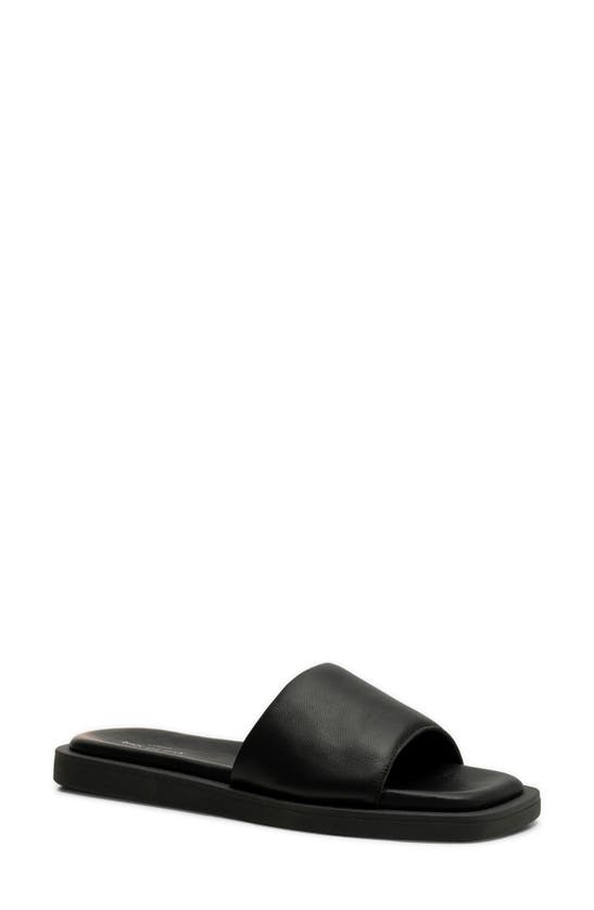 Shoe The Bear Krista Slide Sandal In Black