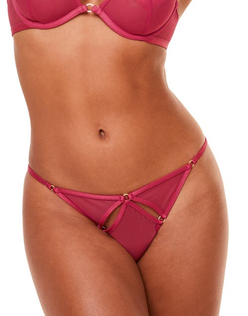 Shop Adore Me Rayna Brazilian Panties In Dark Pink