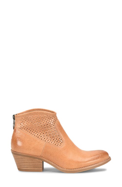 Shop Söfft Aisley Perforated Bootie In Apricot Tan