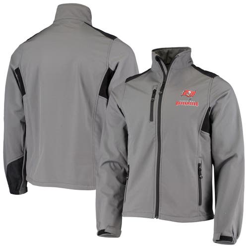 Men's Dunbrooke Charcoal Tampa Bay Buccaneers Circle Softshell Fleece Full-Zip Jacket