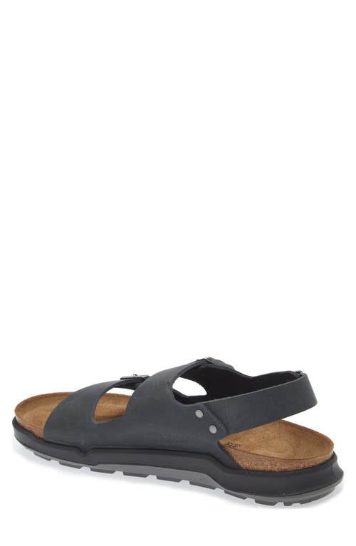 Shop Birkenstock Milano Slingback Sandal In Black