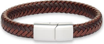 Nordstrom mens leather best sale bracelet