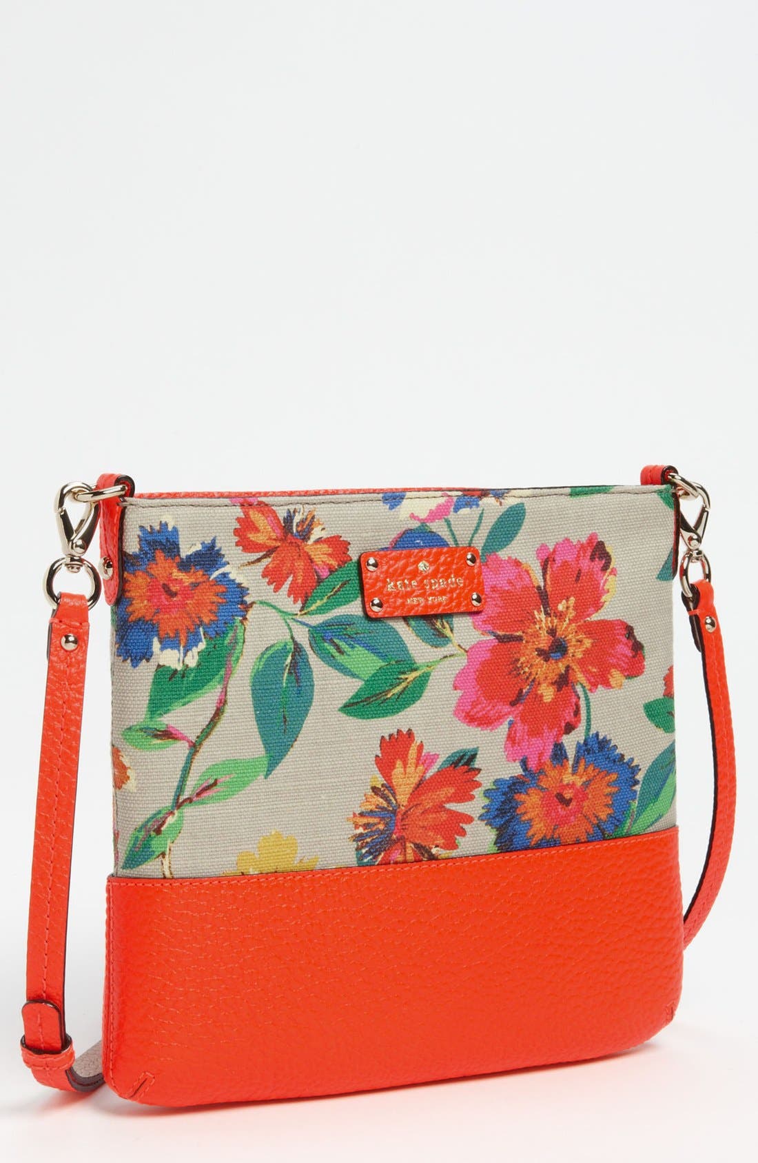 kate spade new york 'grove court floral' crossbody bag Nordstrom