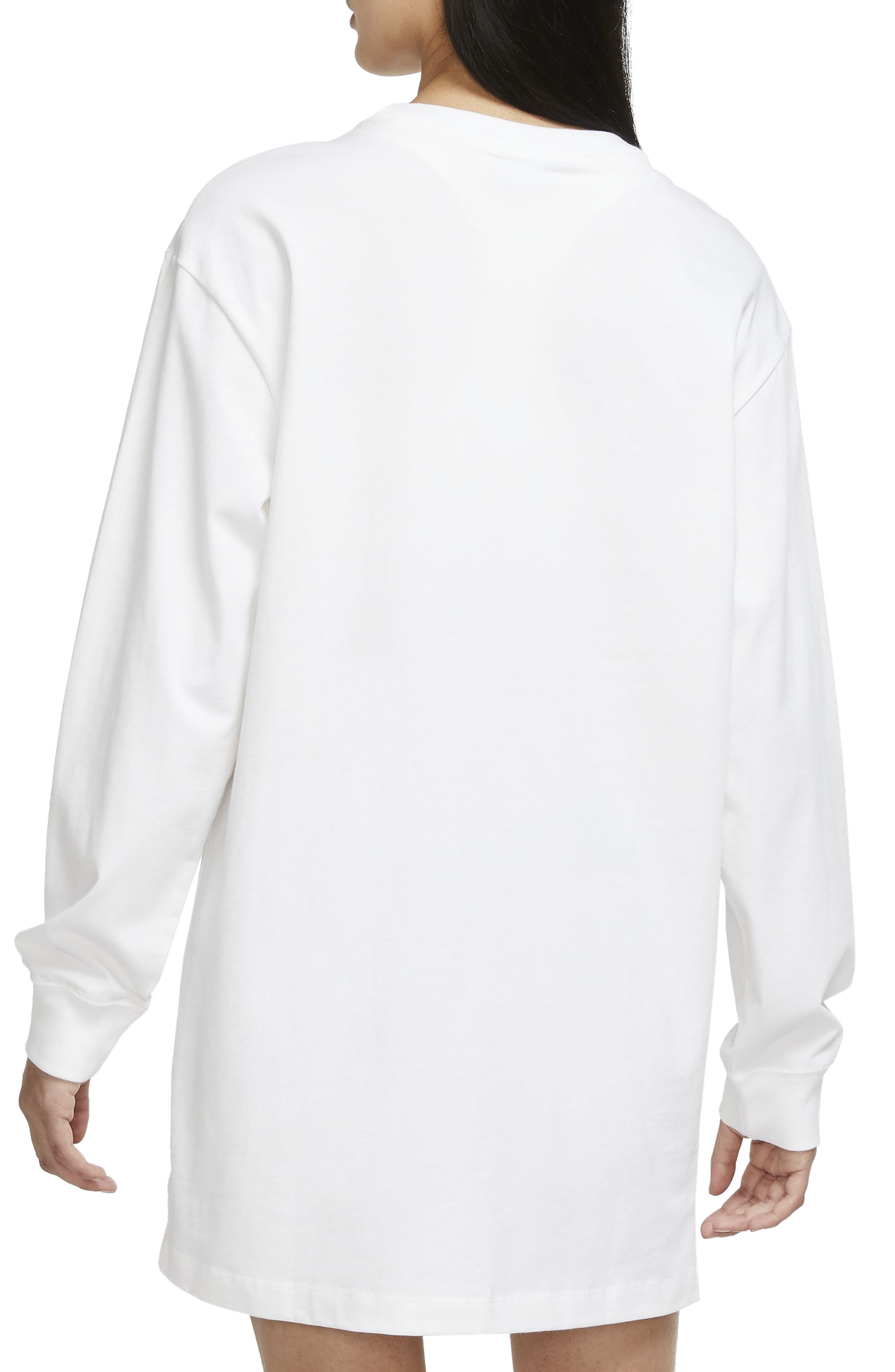 Nike Floral Swoosh Long Sleeve T-Shirt 