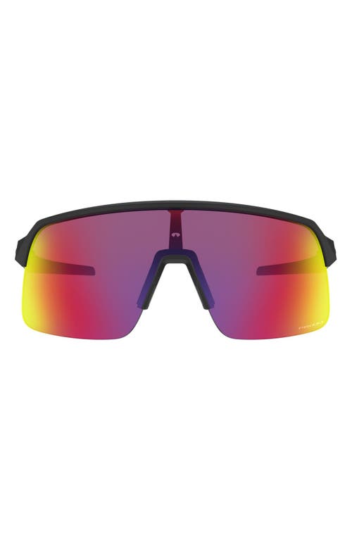 Oakley Sutro Lite 139mm Prizm Semi Rimless Wrap Shield Sunglasses in Black Brown at Nordstrom