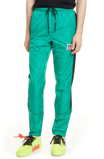 OFF-WHITE RIVER TRAIL NYLON TRACK PANTS,OMCA123S20A230204400