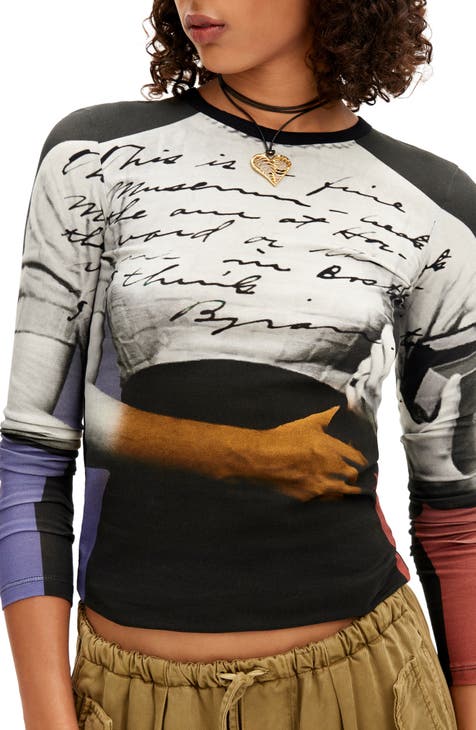 Martina Long Sleeve Graphic T-Shirt