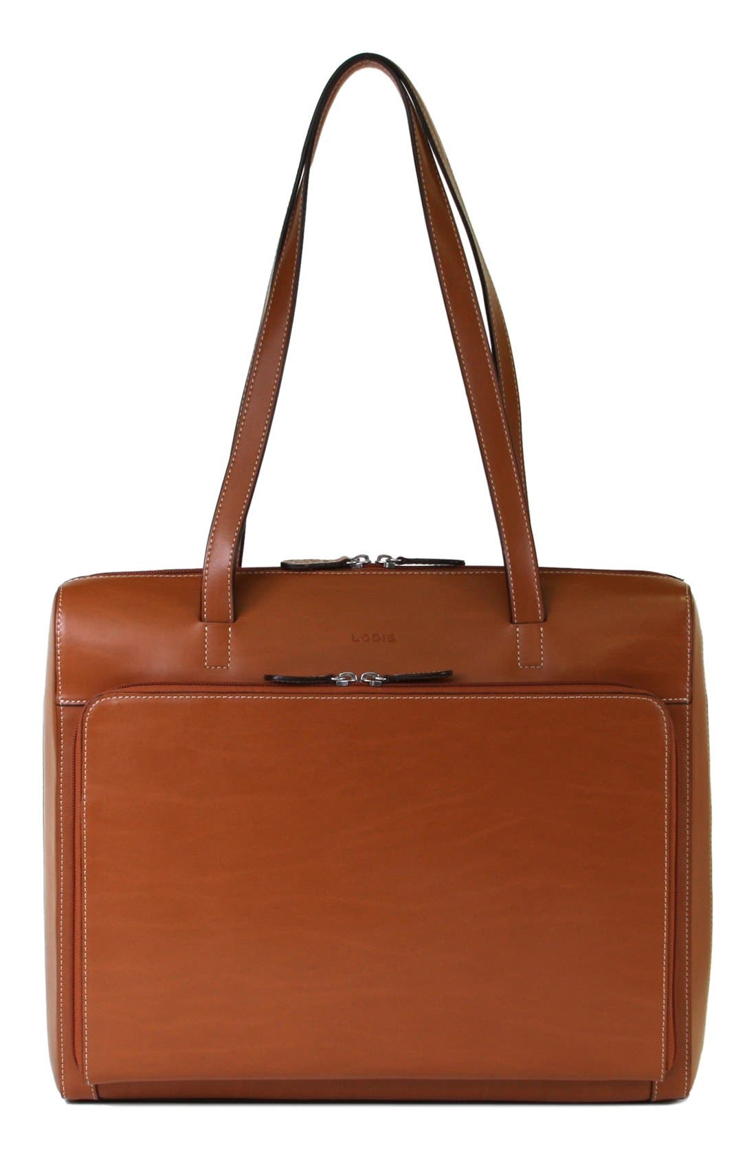 lodis audrey under lock & key leather briefcase