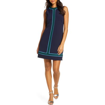 Petite 1901 Sleeveless Sheath Dress, Blue