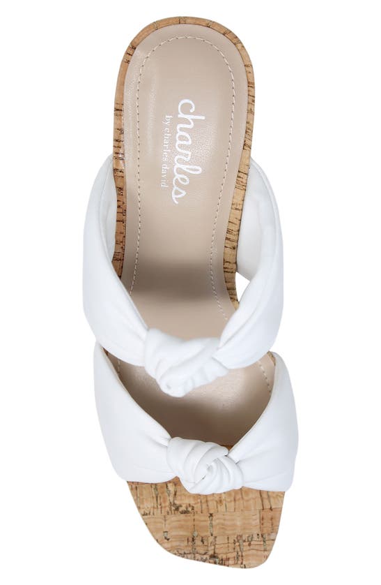 Shop Charles By Charles David Intuit Block Heel Sandal In White