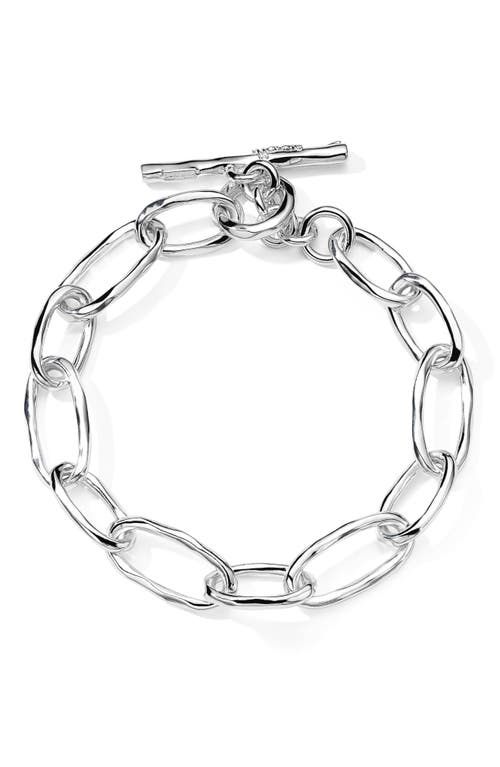 Ippolita Classico Faceted Oval Link Bracelet in Silver at Nordstrom, Size 8.25