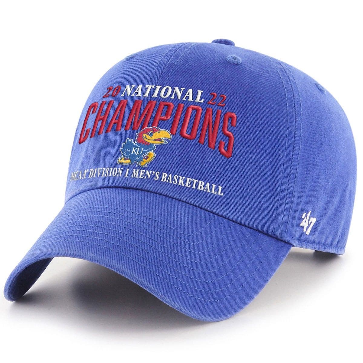 NCAA by Signatures Mens Uconn Huskies Adjustable Denim Embroidered Hat