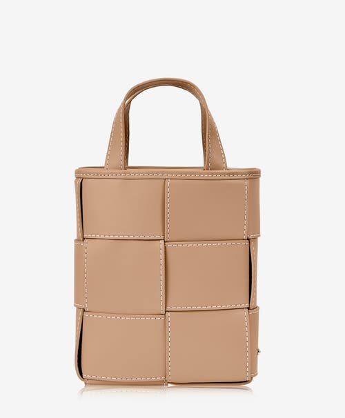 Gigi New York Chloe Mini Shopper In Cappuccino