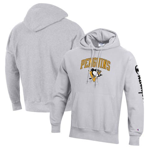Fanatics NHL Women's Pittsburgh Penguins Snow Wash Grey Pullover Hoodie, Small, Gray