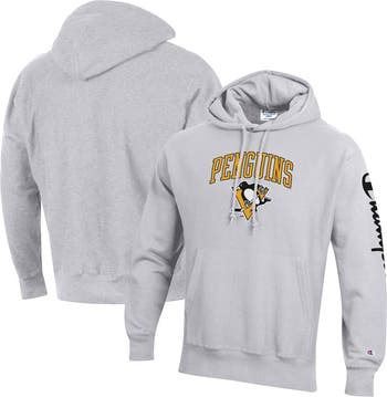 Champion Men s Champion Heather Gray Pittsburgh Penguins Reverse