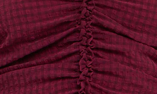 Endless Rose Ruched Chiffon Top In Violet