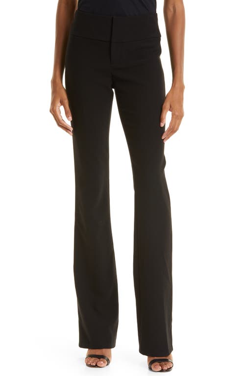Olivia Flare Leg Pants in Black/Garden Green Olivia Flare Leg Pants in Black/Garden Green