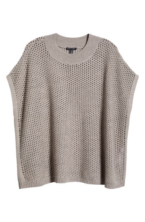 Shop Eileen Fisher Short Sleeve Wool Sweater In Dove