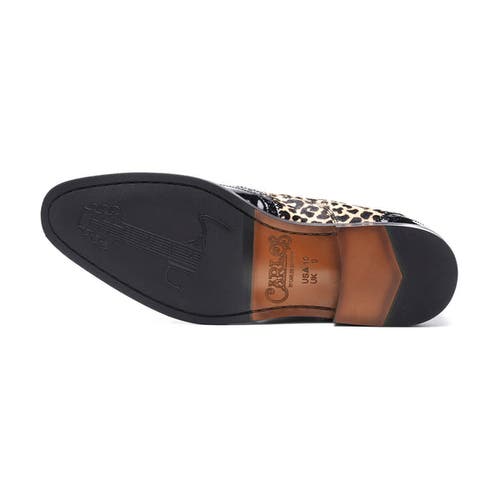 Carlos Santana Kai Double Monk In Black Leopard