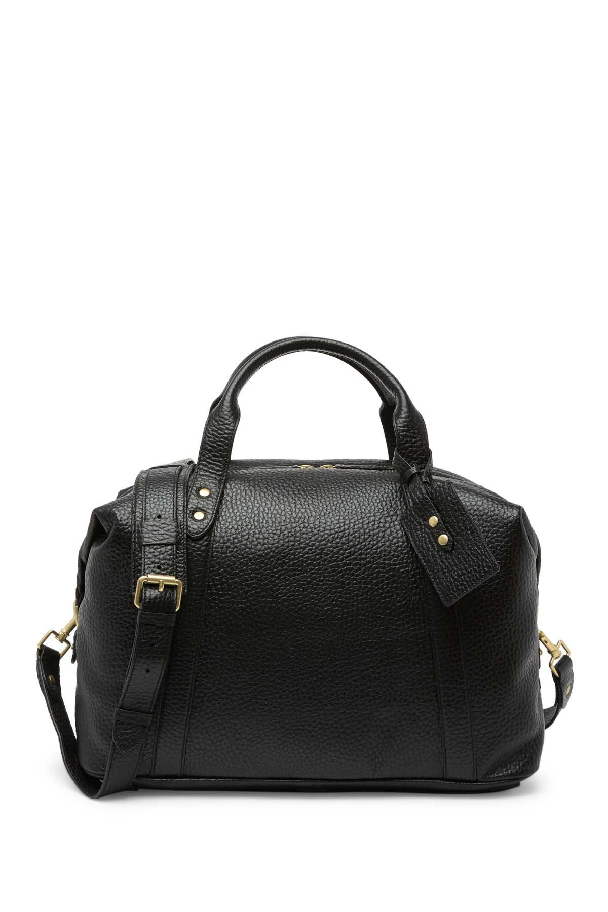 cole haan leather duffel bag