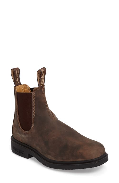 Chelsea Boot in Rustic Brown Leather
