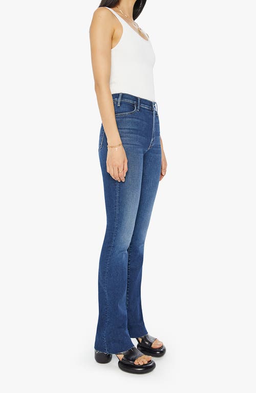 Shop Mother The Hustler Sneak Bootcut Jeans In Yakkity Yak