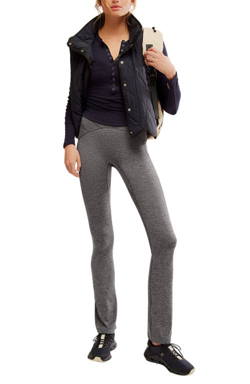 Free People Kick Off Layer Solid Top In Black In Black