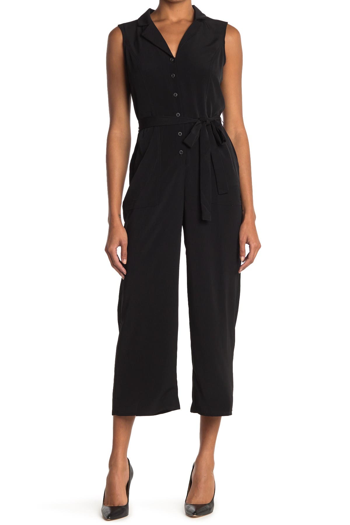 london times cropped jumpsuit