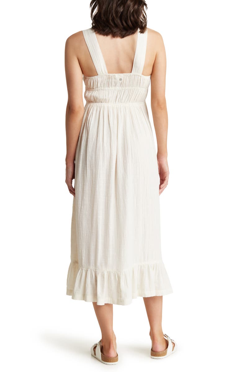 Roxy Paradise Winds Cotton Blend Midi Dress | Nordstrom