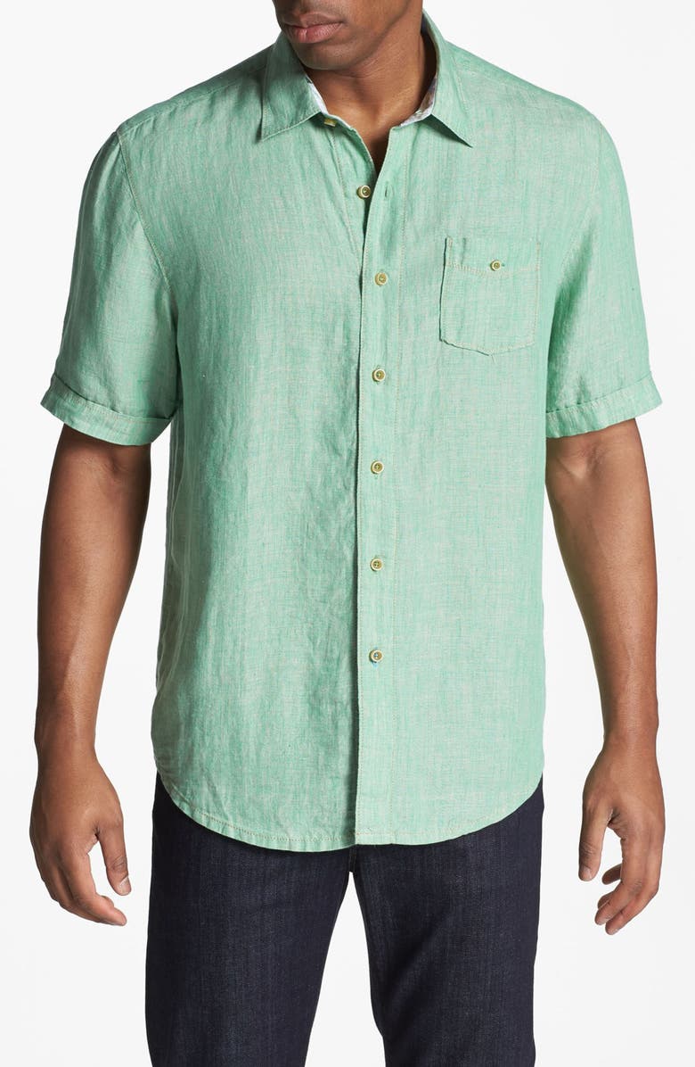 Tommy Bahama 'Party Breezer' Short Sleeve Linen Sport Shirt | Nordstrom