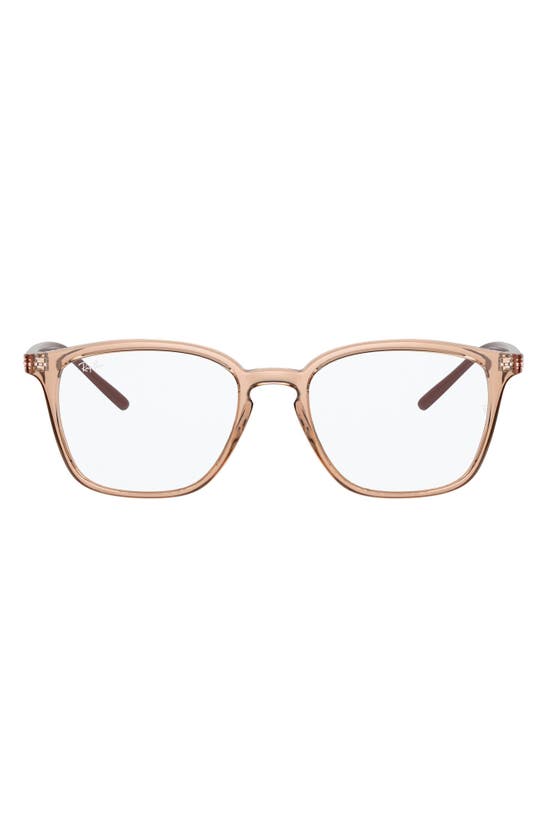 RAY BAN RAY-BAN UNISEX 52MM SQUARE OPTICAL GLASSES 